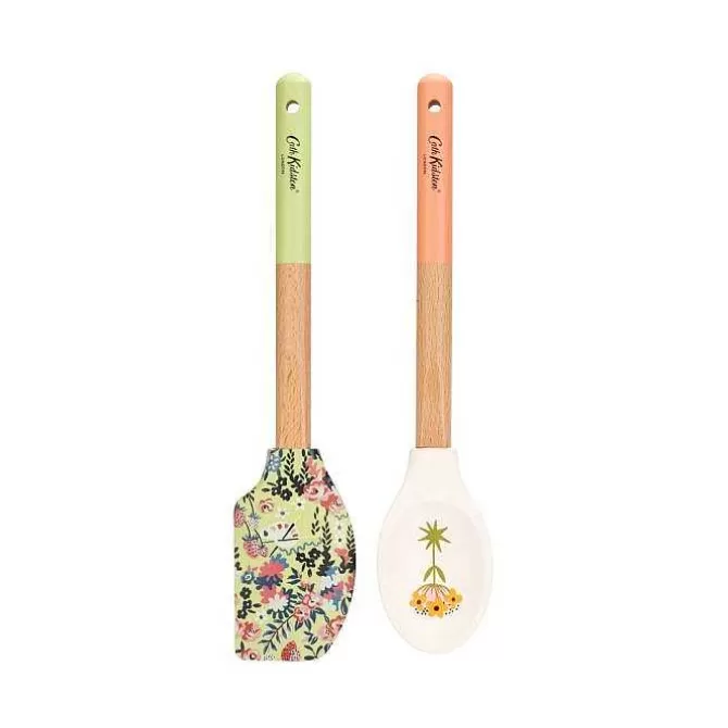 Baking Tools*Cath Kidston 30 Years Ditsy Silicone & Wood Utensil Set