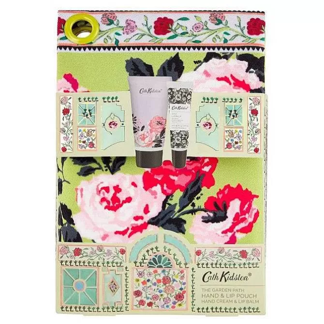 Home Fragrance & Toiletries*Cath Kidston Archive Rose Hand & Lip Balm In Fabric Bag