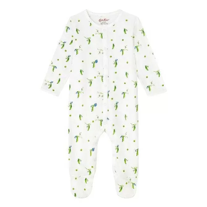 Baby Clothing*Cath Kidston Baby Peas Sleepsuit (0-24 Months)