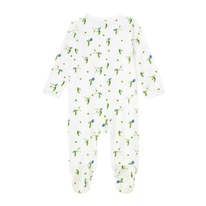 Baby Clothing*Cath Kidston Baby Peas Sleepsuit (0-24 Months)