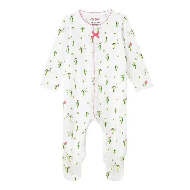 Baby Clothing*Cath Kidston Baby Peas Sleepsuit