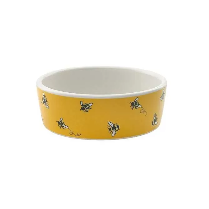 Online Exclusive*Cath Kidston Bees Ceramic Pet Bowl - S