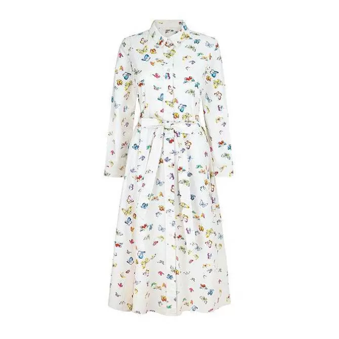 Dresses & Skirts*Cath Kidston Butterflies Midi Shirt Dress