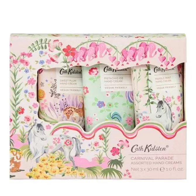 Home Fragrance & Toiletries*Cath Kidston Carnival Parade Hand Cream 3 X 30Ml