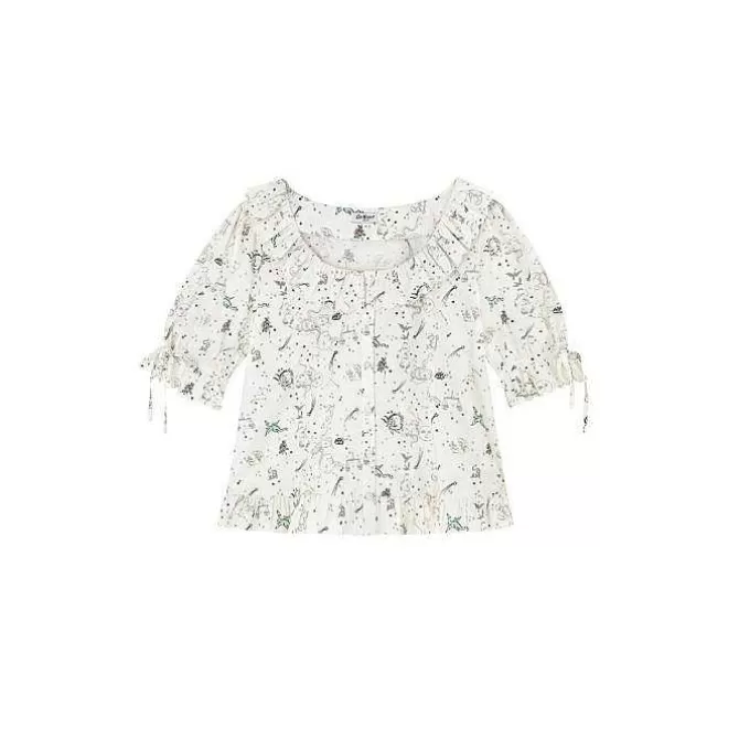 Tops*Cath Kidston Celestial Frill Collar Blouse