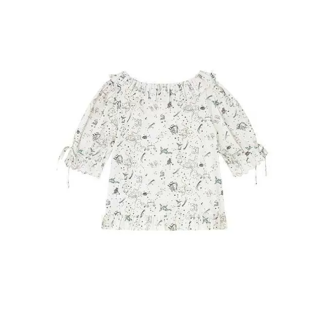 Tops*Cath Kidston Celestial Frill Collar Blouse