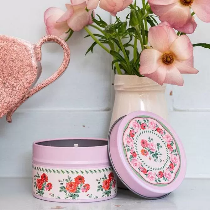 Home Fragrance & Toiletries*Cath Kidston Coming Up Roses Candle Tin 100G