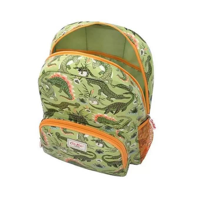 Bags*Cath Kidston Crocodile Swamp Kids Classic Large Backpack With Mesh Pocket