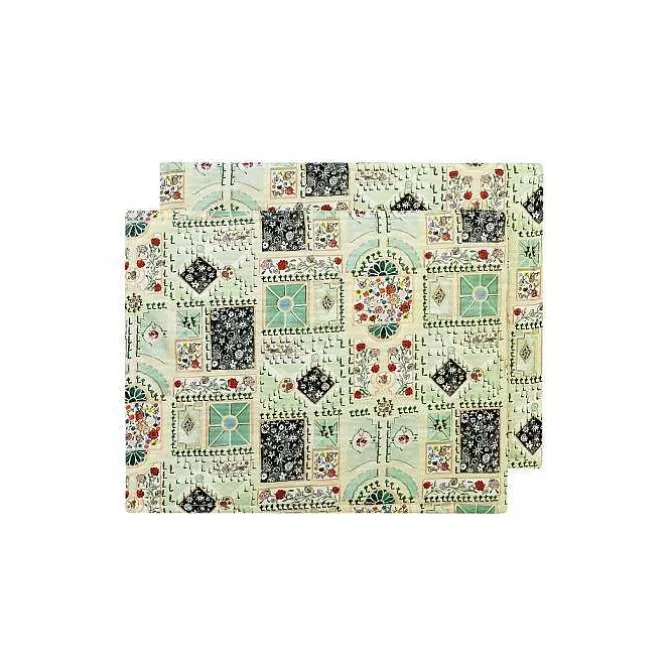 Cooking & Dining*Cath Kidston Down The Garden Path Set Of 2 Quilted Placemat