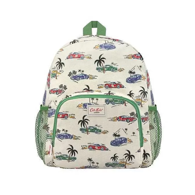 Bags*Cath Kidston Fast Cars Kids Classic Large Backpack With Mesh Pocket