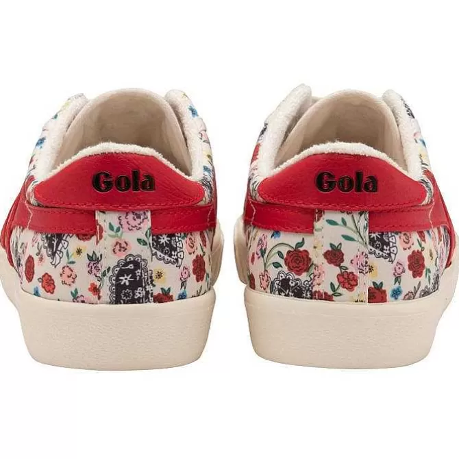 Footwears*Cath Kidston Floral Heart Frill Gola Tennis Mark Cox