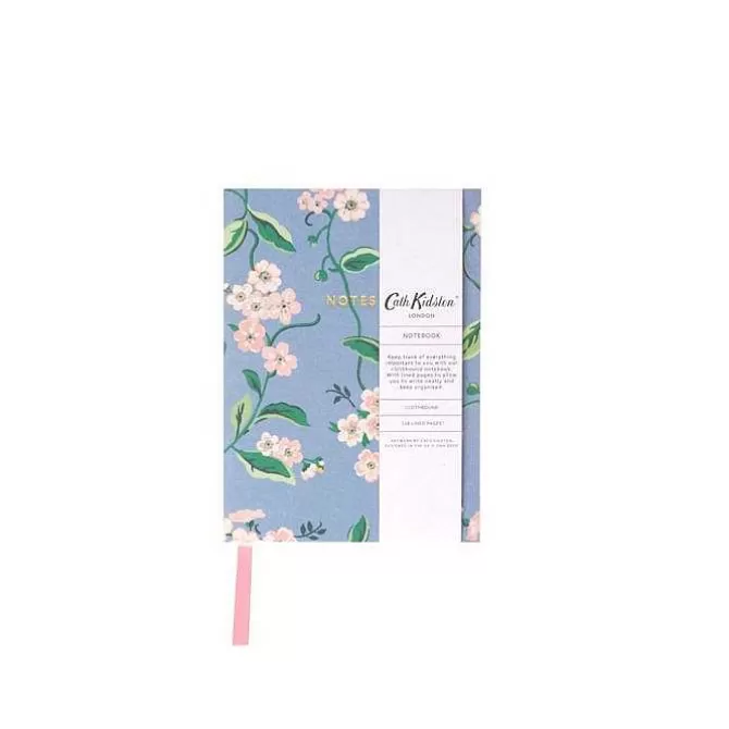 Stationery*Cath Kidston Forget Me Not A6 Cloth Hardback Notebook