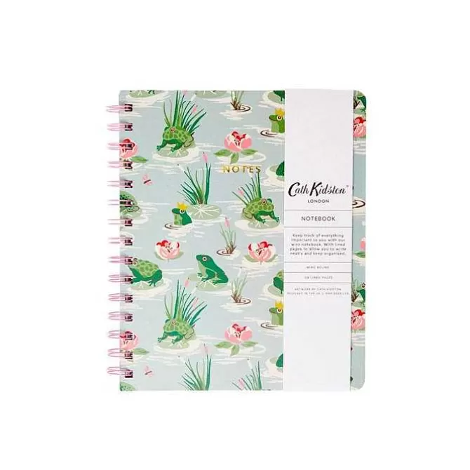 Stationery*Cath Kidston Frogs Wiro Notebook