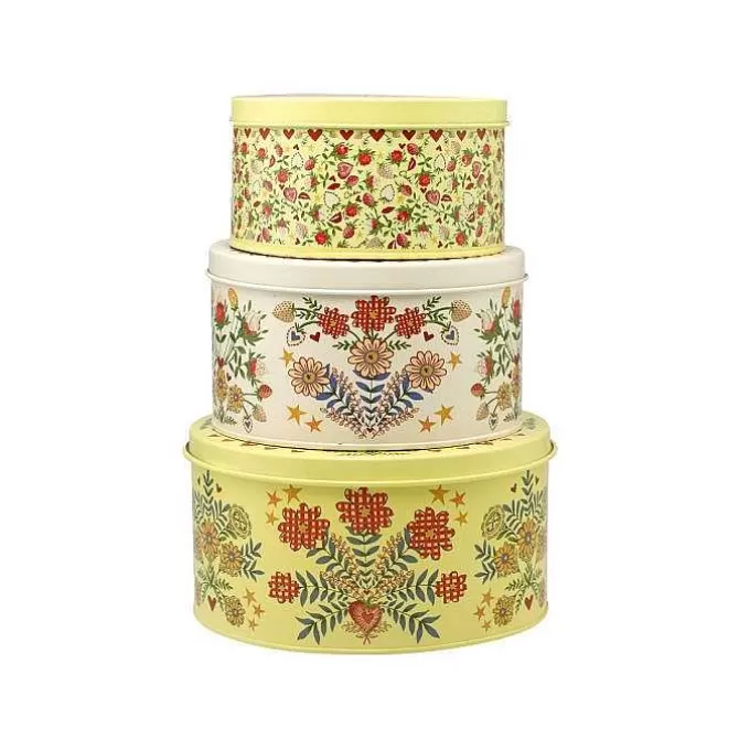 Cooking & Dining*Cath Kidston Gbbo Showstopper Set Of 3 Cake Tins