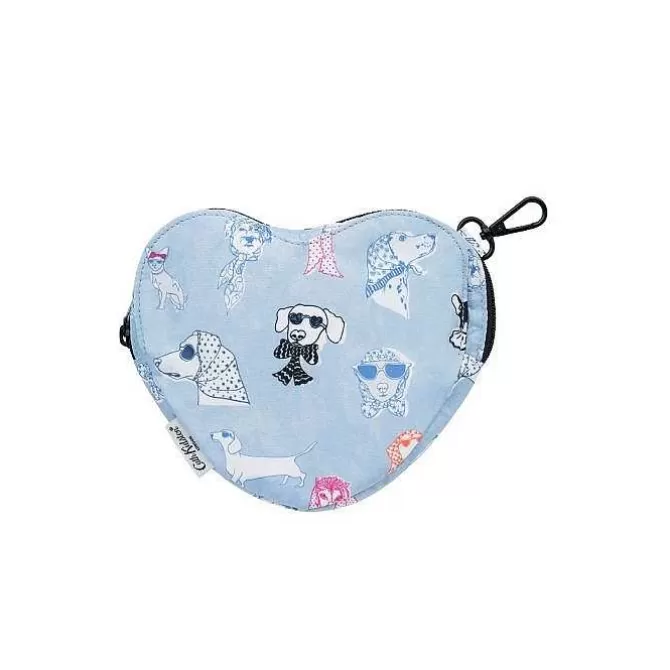 Tote Bags*Cath Kidston Glamorous Dogs Foldaway Heart Tote