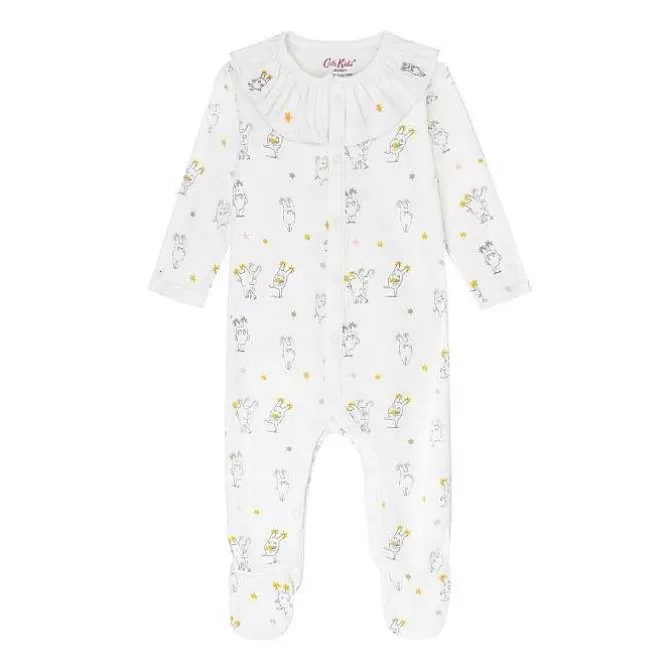 Baby Clothing*Cath Kidston Good Monsters Frill Sleepsuit (0-24 Months)