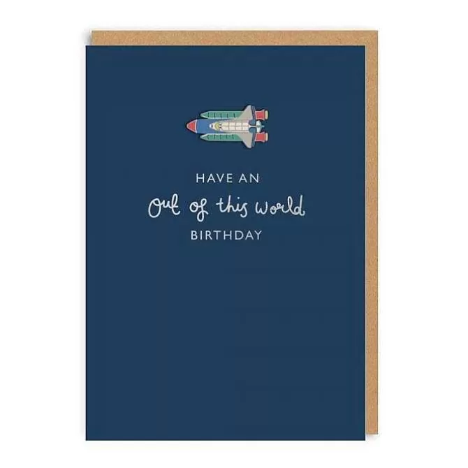 Stationery*Cath Kidston Have An Out Of This World Birthday Enamel Pin Card