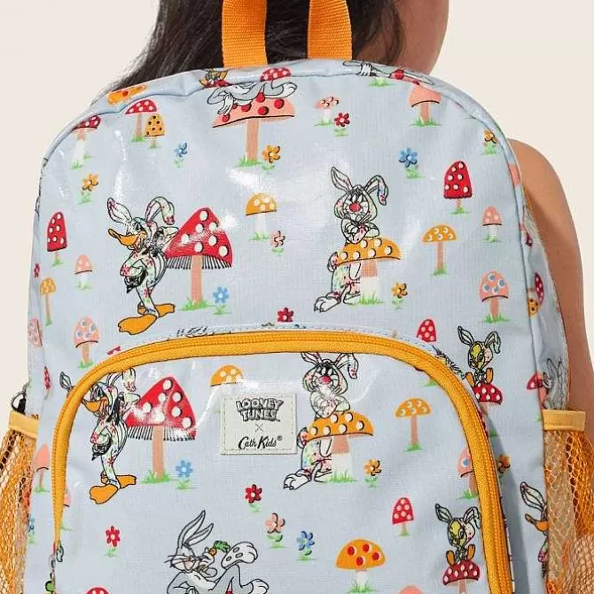 Bags*Cath Kidston Looney Tunes Toadstalls Kids Classic Large Backpack With Mesh Pocket