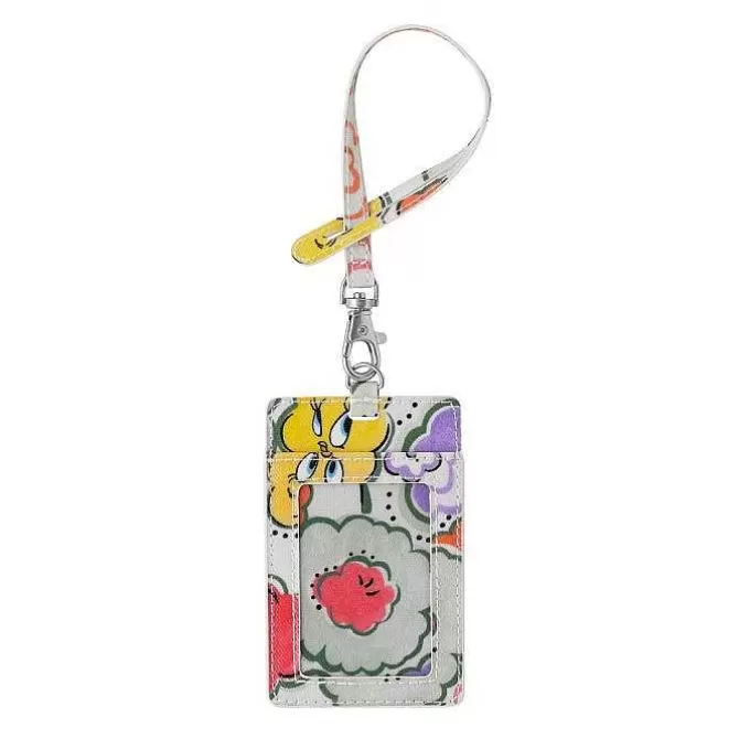 Id Tags & Landyards*Cath Kidston Looney Tunes Tweety In Bloom I.D Holder