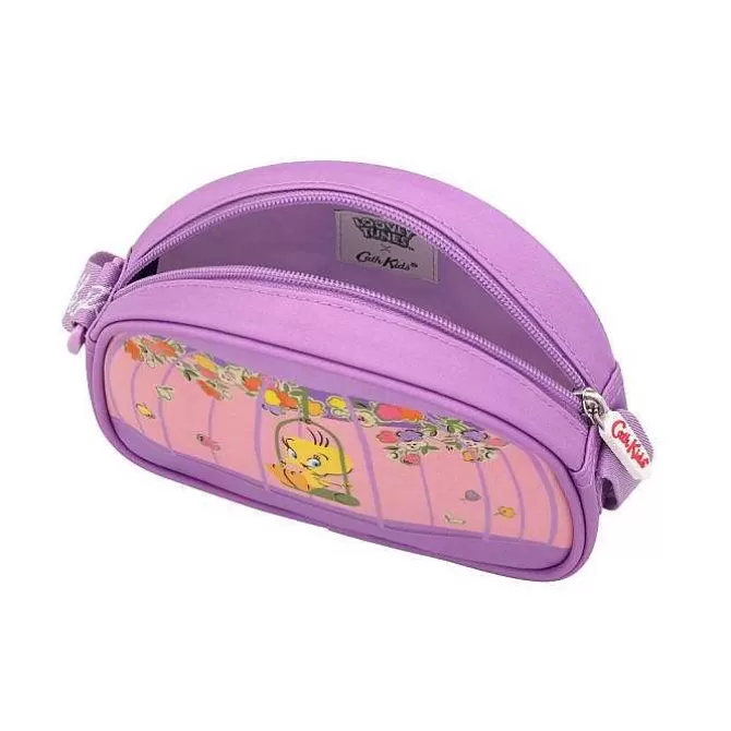 Bags*Cath Kidston Looney Tunes Tweety Pie Novelty Half Moon Cross Body Bag