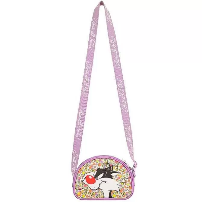 Bags*Cath Kidston Looney Tunes Tweety Pie Novelty Half Moon Cross Body Bag