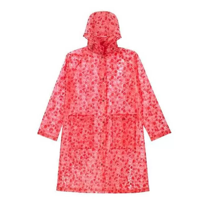 Umbrellas & Raincoats*Cath Kidston Marble Hearts Ditsy Printed Clear Rain Mac