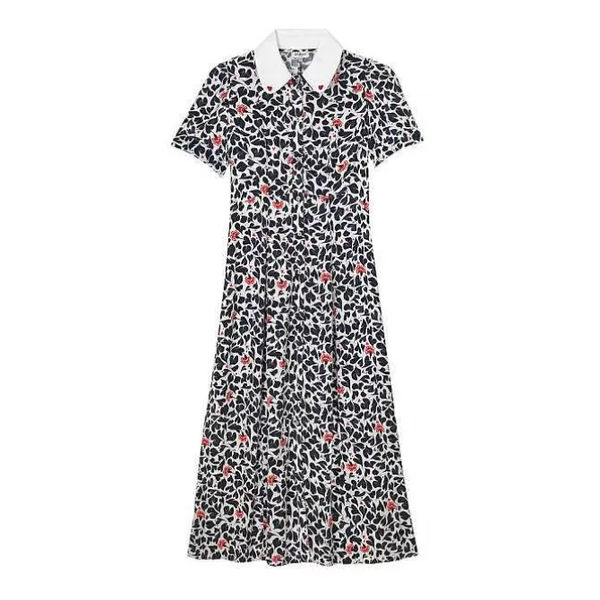 Dresses & Skirts*Cath Kidston Marble Hearts Printed Midi Shirt Dress