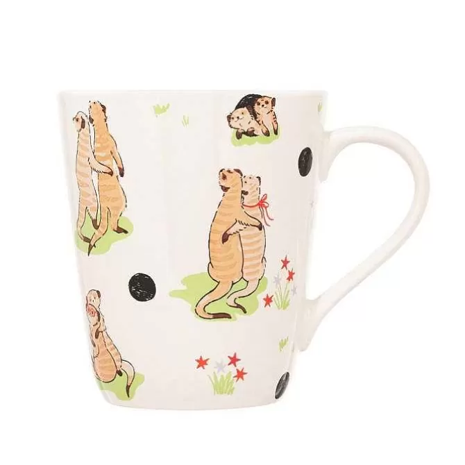 Mugs*Cath Kidston Meerkats Cream Stanley Mug