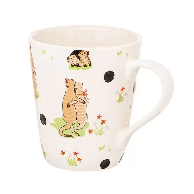 Mugs*Cath Kidston Meerkats Cream Stanley Mug