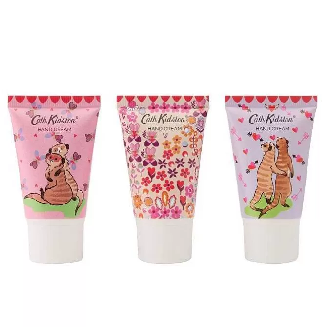 Home Fragrance & Toiletries*Cath Kidston Meerkats Hand Cream 3 X 30Ml