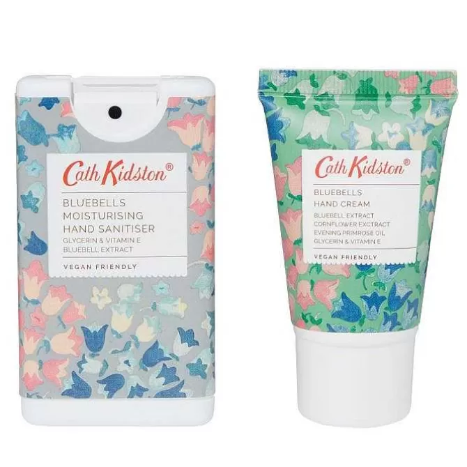 Face Coverings & Anti-Bacterial*Cath Kidston Painted Bluebell Cosmetic Pouch (With 30Ml Hand Cream And 15Ml Moisturising Antibacterial Hand Spray)