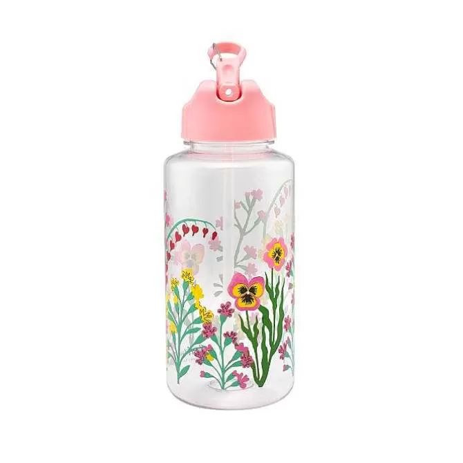 Lunch Boxes & Bottles*Cath Kidston Paper Pansies 1L Water Bottle