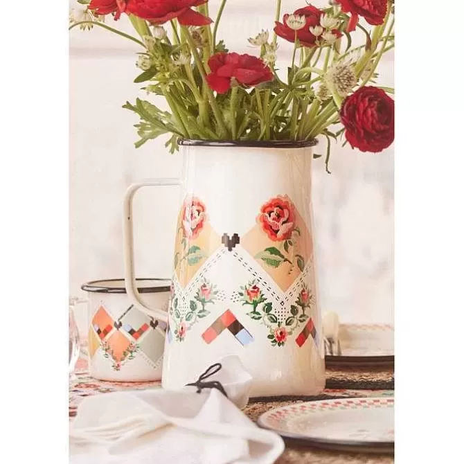 Picnic Essentials*Cath Kidston Patchwork Enamel Jug