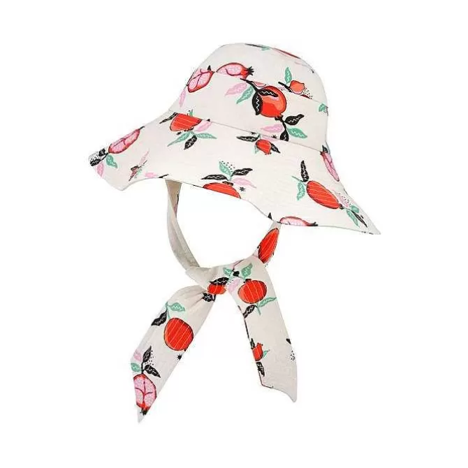 Hats, Scarves & Gloves*Cath Kidston Pomegranate Cotton Sun Hat