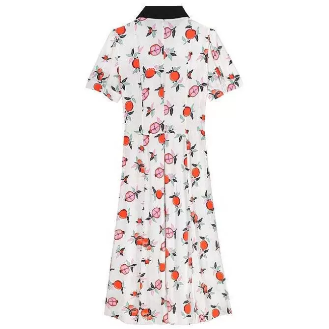 Dresses & Skirts*Cath Kidston Pomegranate Short Sleeve Printed Midi Shirt Dress