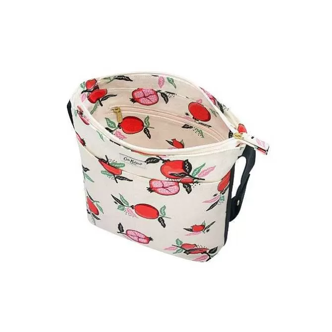 Cross Body Bags*Cath Kidston Pomegranate Zipped Messenger Bag