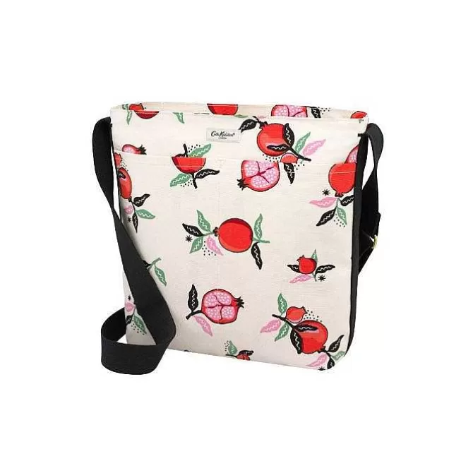 Cross Body Bags*Cath Kidston Pomegranate Zipped Messenger Bag