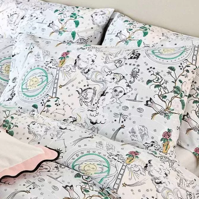 Bedding Set & Curtains*Cath Kidston Power To The Peaceful Kingsize Reversible Bedding Set