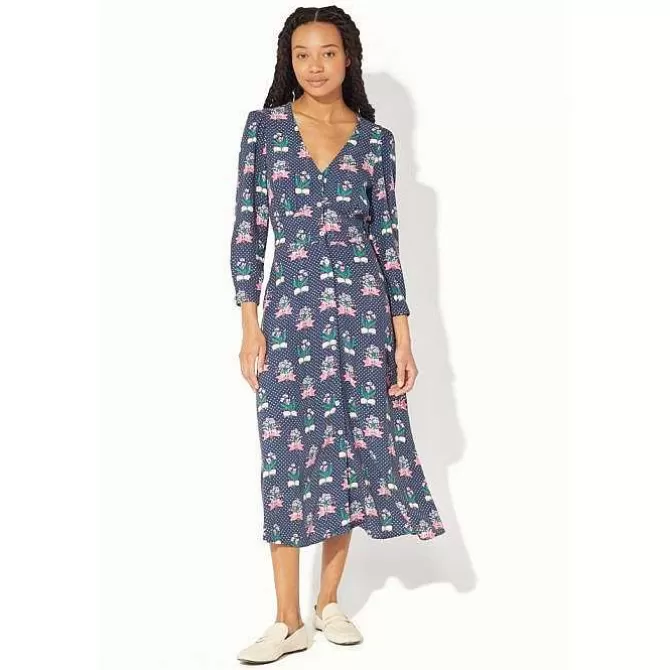 Dresses & Skirts*Cath Kidston Royal Button-Through Tea Dress