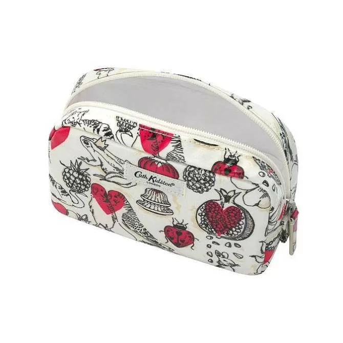 Washbags & Cosmetic Bags*Cath Kidston Shape My Heart Classic Make Up Case