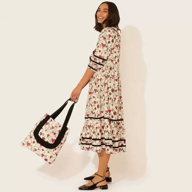 Shopper & Bookbags*Cath Kidston Shape My Heart New Frill Tote