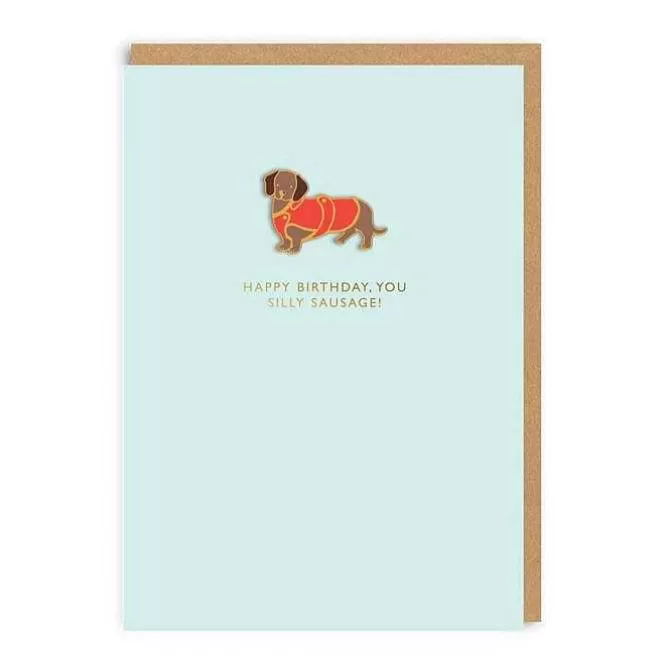 Stationery*Cath Kidston Silly Sausageenamel Pin Card