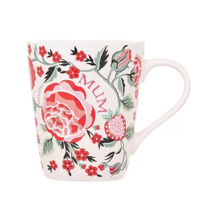 Mugs*Cath Kidston Strawberry Garden Red 'Amazing Mum' Stanley Mug