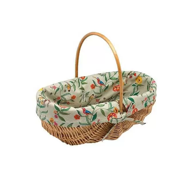 Online Exclusive*Cath Kidston Summer Birds Wicker Garden Trug