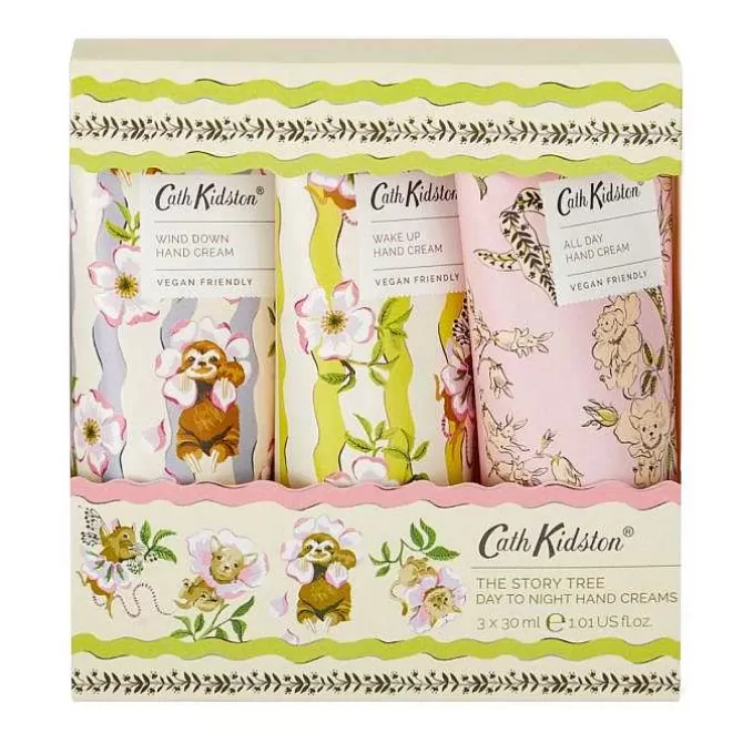 Home Fragrance & Toiletries*Cath Kidston The Story Tree Day To Night Hand Creams 3 X 30Ml