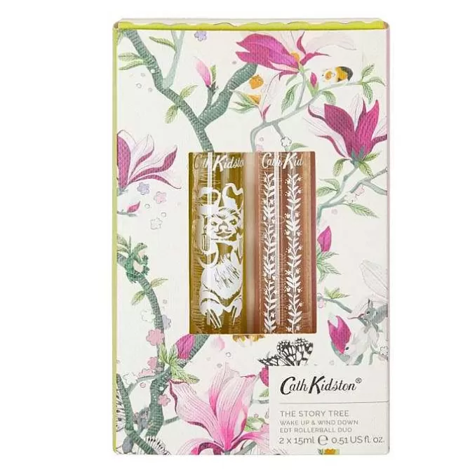 Home Fragrance & Toiletries*Cath Kidston The Story Tree Wake Up & Wind Down Edt Rollerball Duo