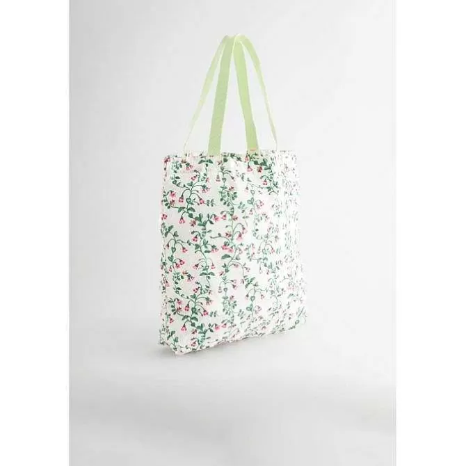 Shopper & Bookbags*Cath Kidston Twin Flowers Small Foldaway Tote